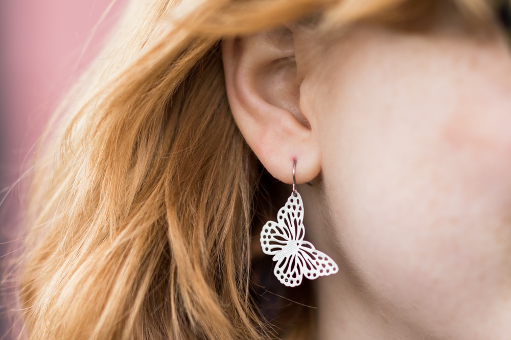 outfit oorbellen vlinders