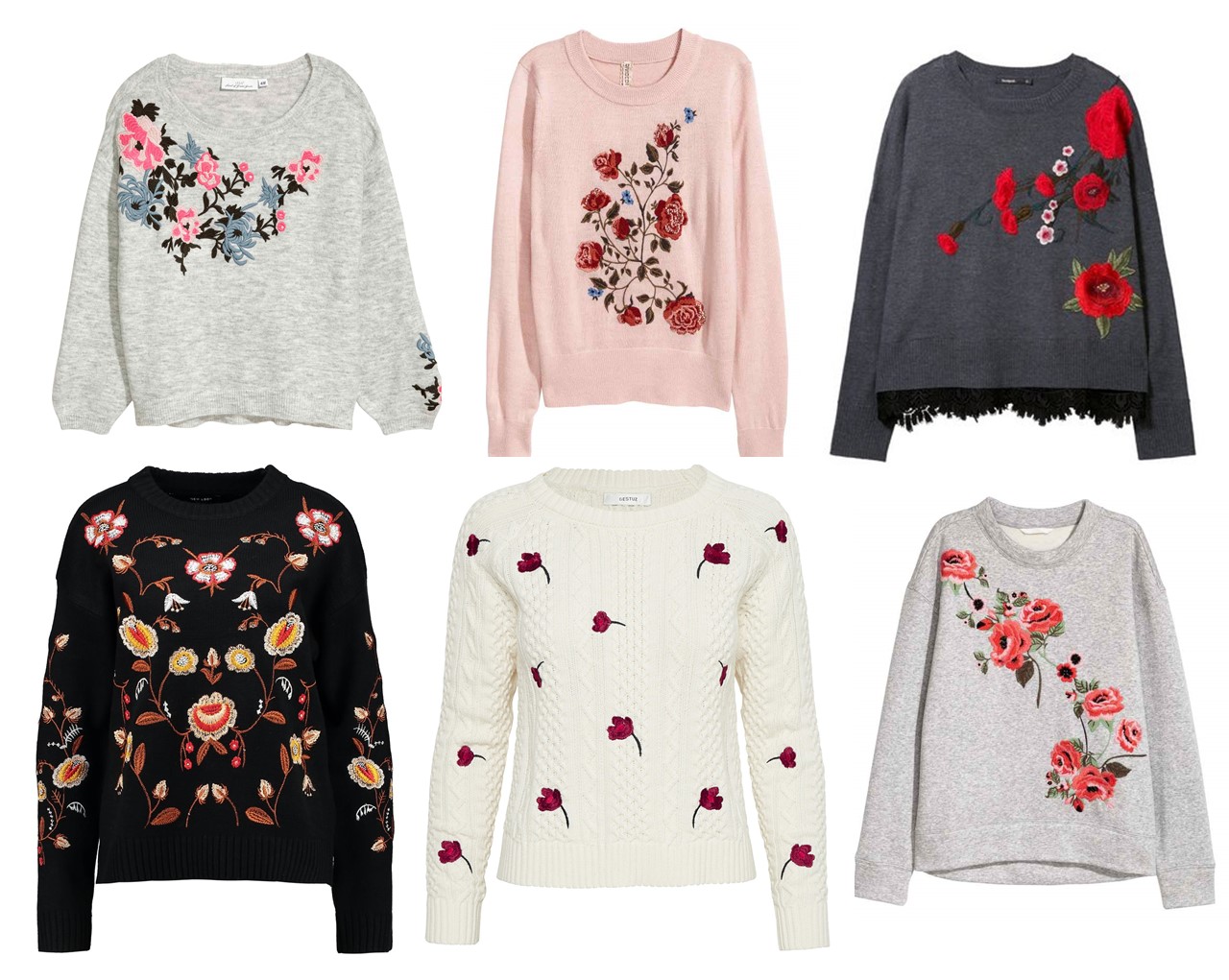 12 vrolijke truien met bloemenprint voor de winter