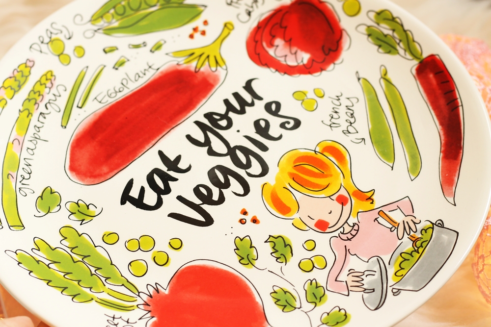 blond amsterdam dinerbord eat your veggies