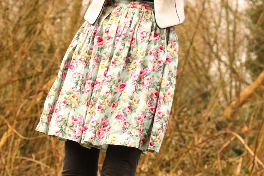 outfit vintage rok miss abeille rouge