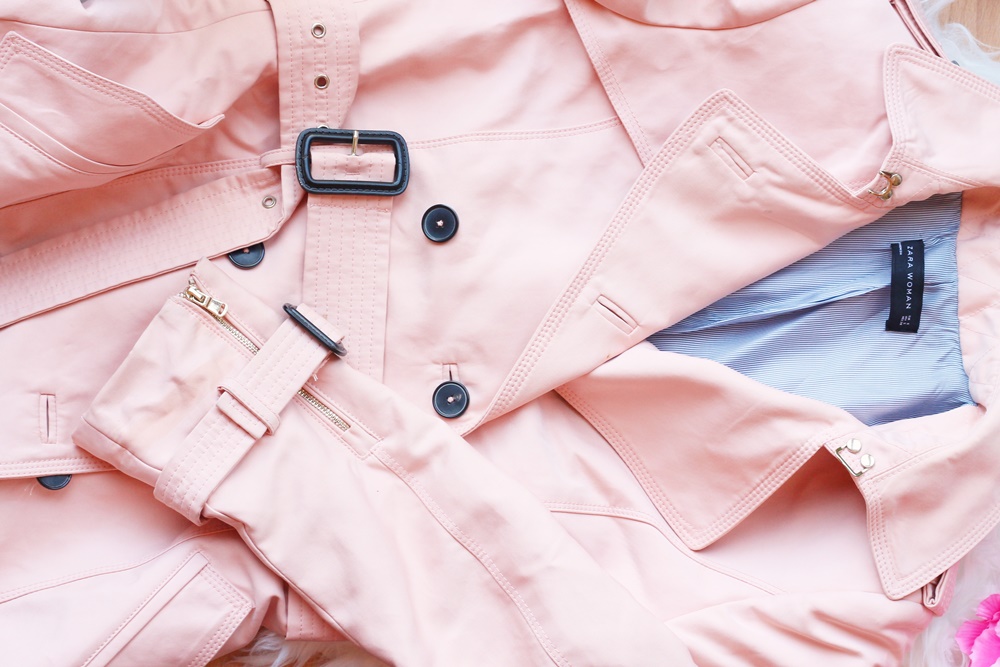 aankopen kringloopwinkel roze zomerjas zara