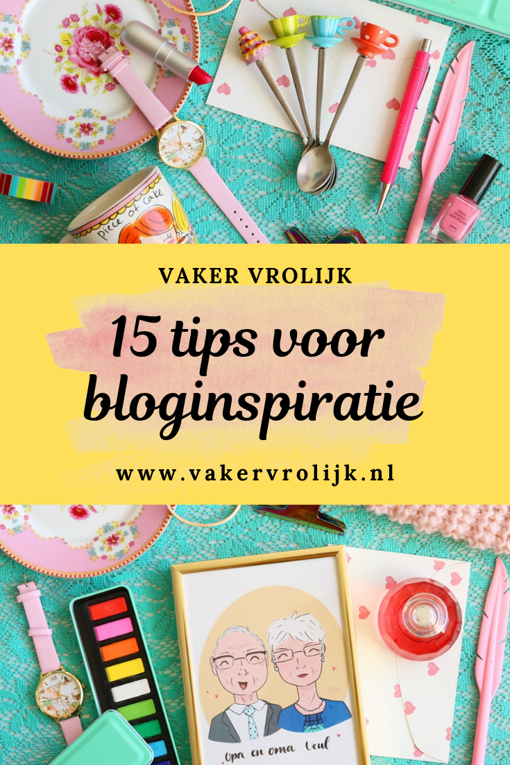 Tips voor bloginspiratie - Pinterest