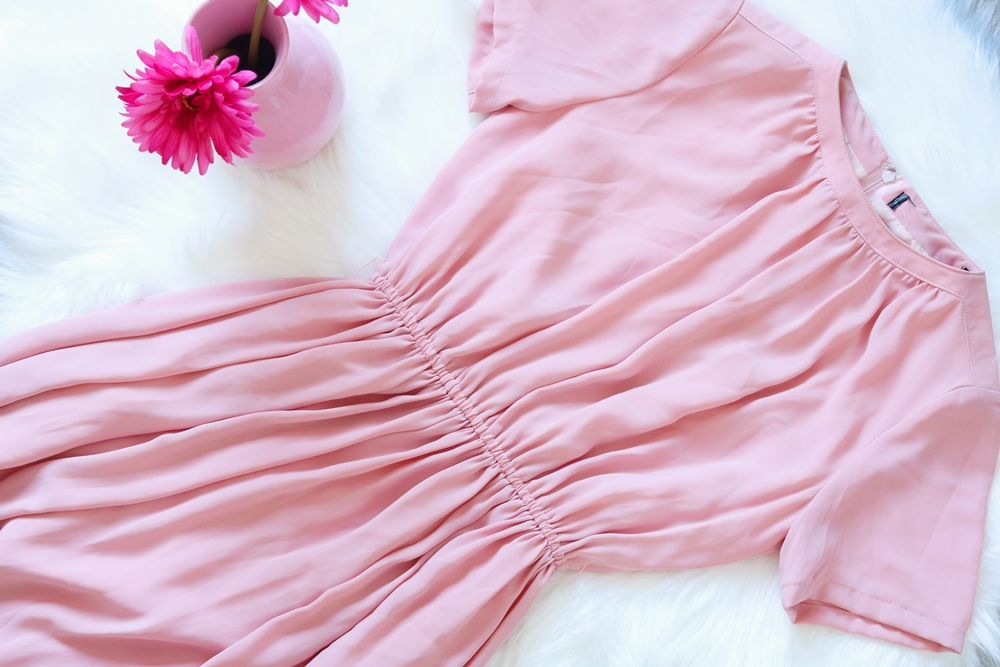 roze jurk tweedehands