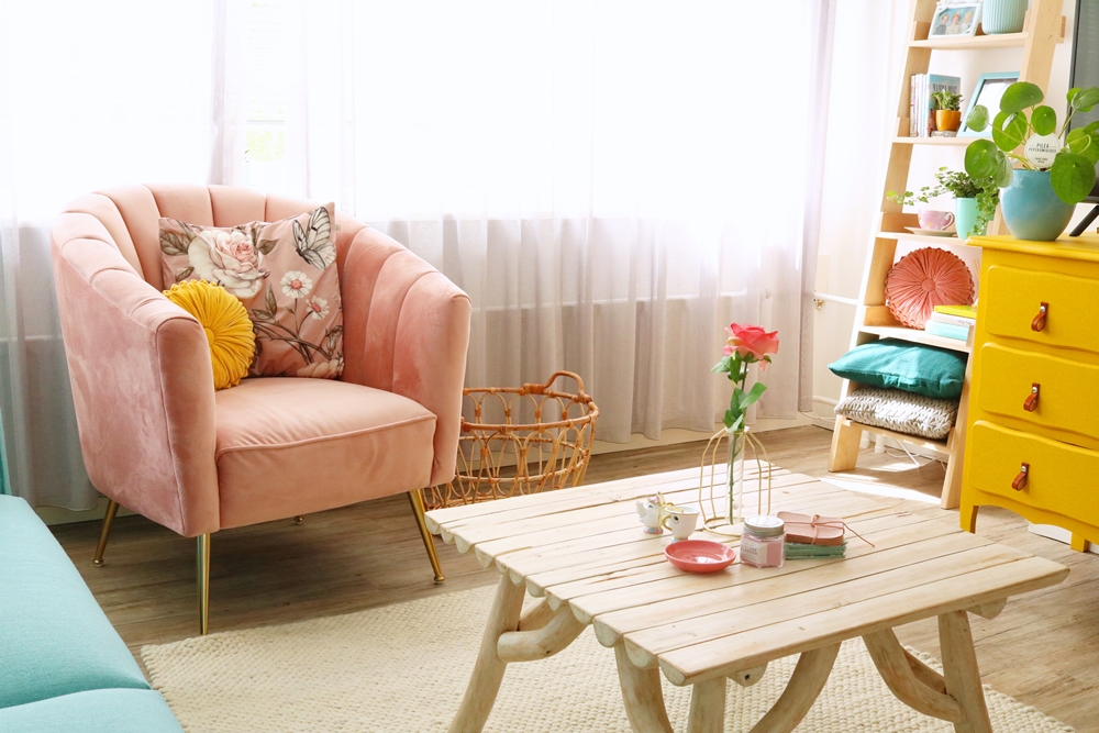 roze fauteuil richmond interiors