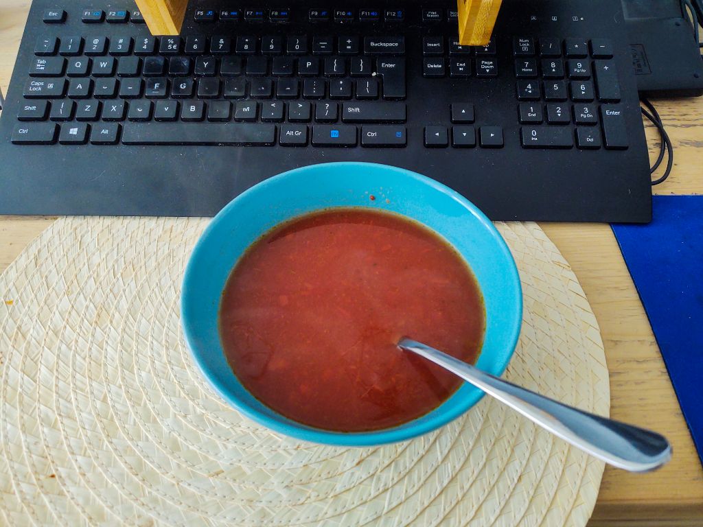 zelfgemaakte tomatensoep