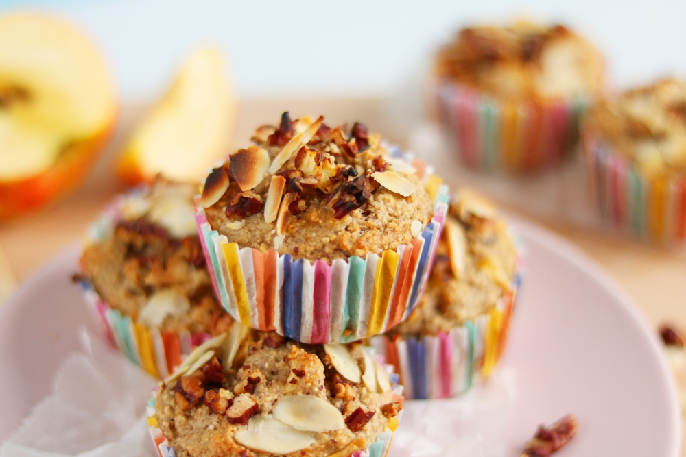 havermoutmuffins met appel