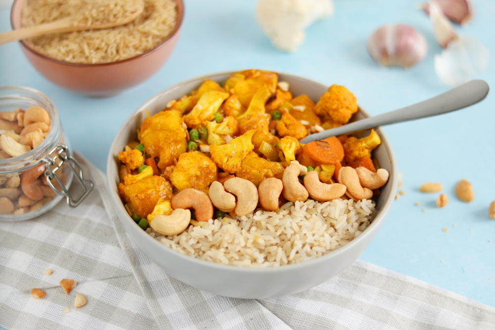 Recept | Curry met mango & veel groenten (vegan & snel)